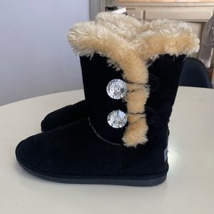 Fur Trim Boots